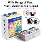 Lens Wipes Glasses mobile phone screen lens cleaning(100 pcs)
