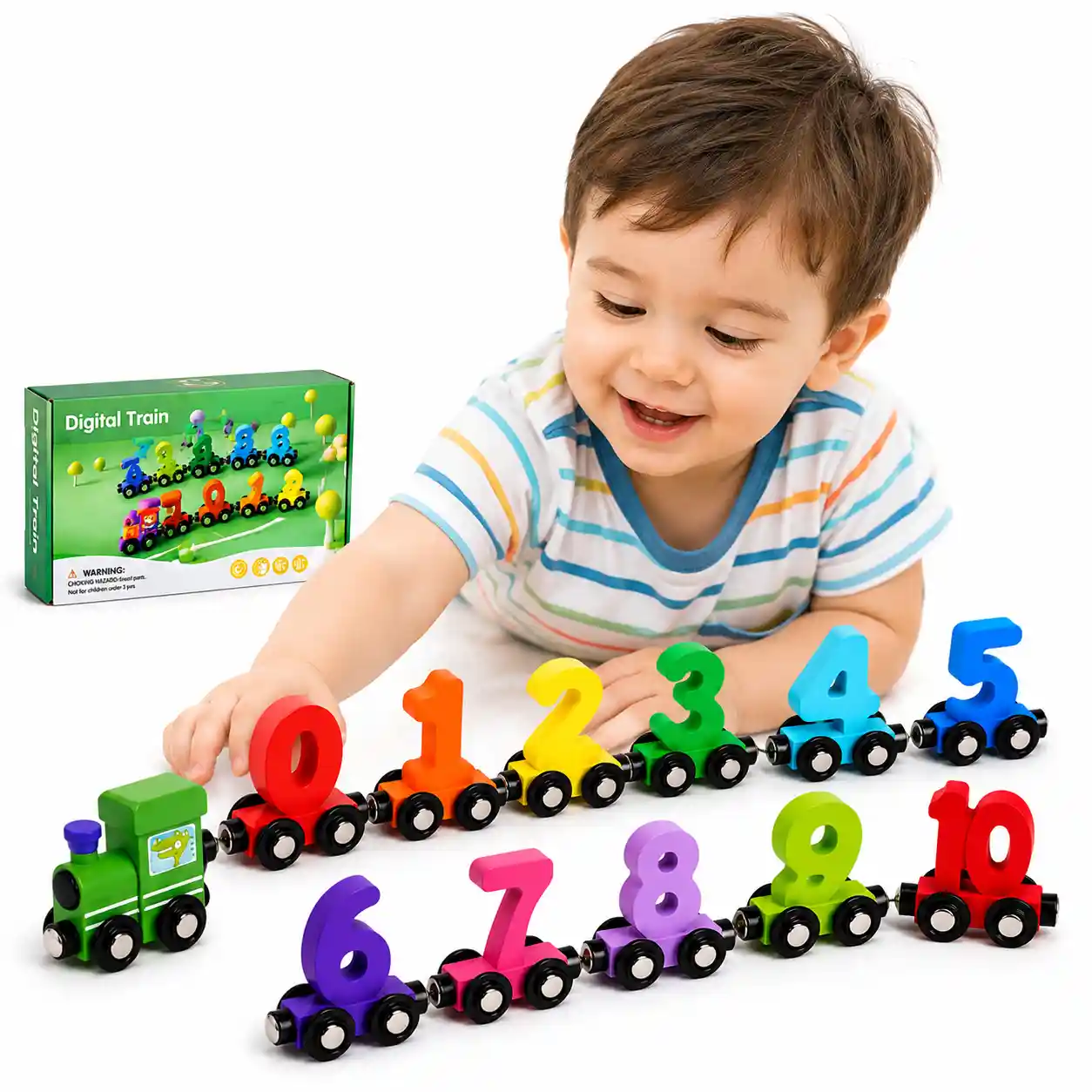 ChatGPT Image Jul 13, 2026, 02_24_43 AM Education Montessori Magnetic Wooden Classic Train Toy - Image 1