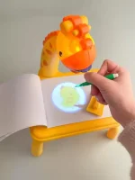 Kids Projector Painting Desk With Music - Image 3